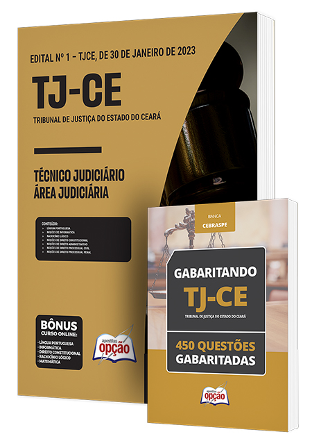 Combo Impresso TJ-CE - Técnico Judiciário - Área: Judiciária