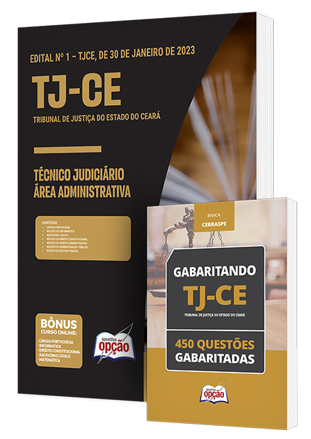 Combo Impresso TJ-CE - Téc Judiciário - Área: Téc -Adm