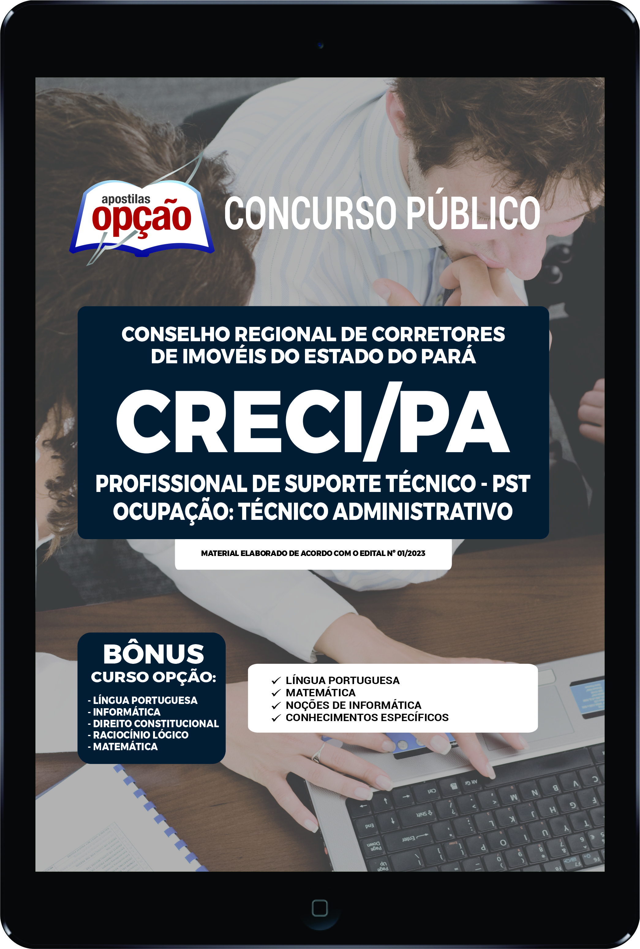 Apostila CRECI-PA PDF - PST - Ocup: Tec Administrativa 2023