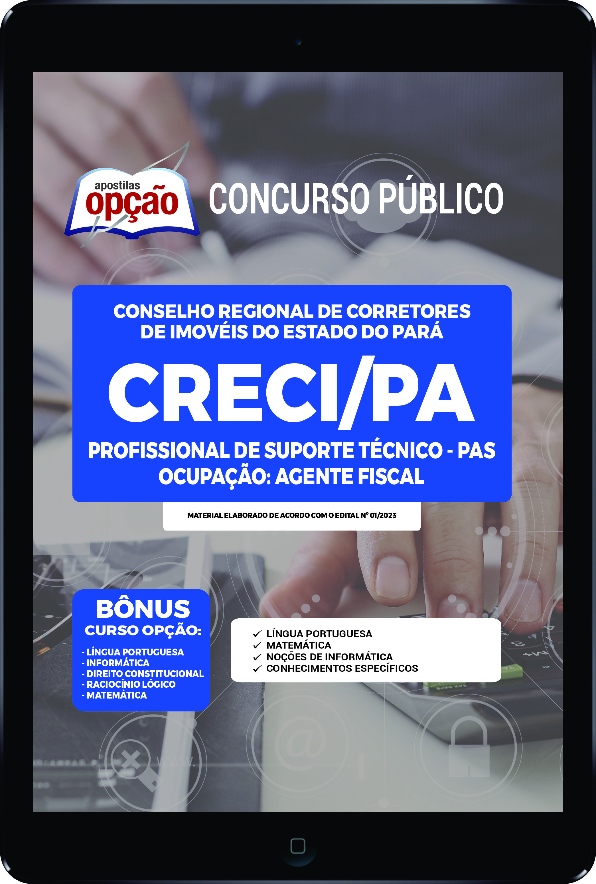 Apostila CRECI-PA - PDF Prof Analista Sup - Ag Fiscal 2023