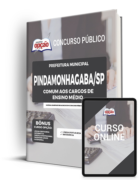 Apostila Prefeitura  de Pindamonhangaba  - SP 2023 Comum Ens Médio