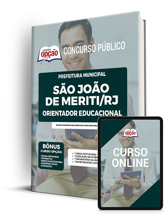 Apostila Prefeitura  de São João de Meriti - RJ 2023 Orientador Ed