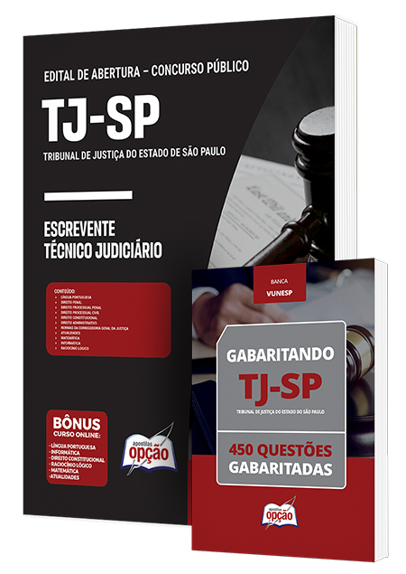 Combo Impresso TJ-SP - Escrevente Técnico Judiciário