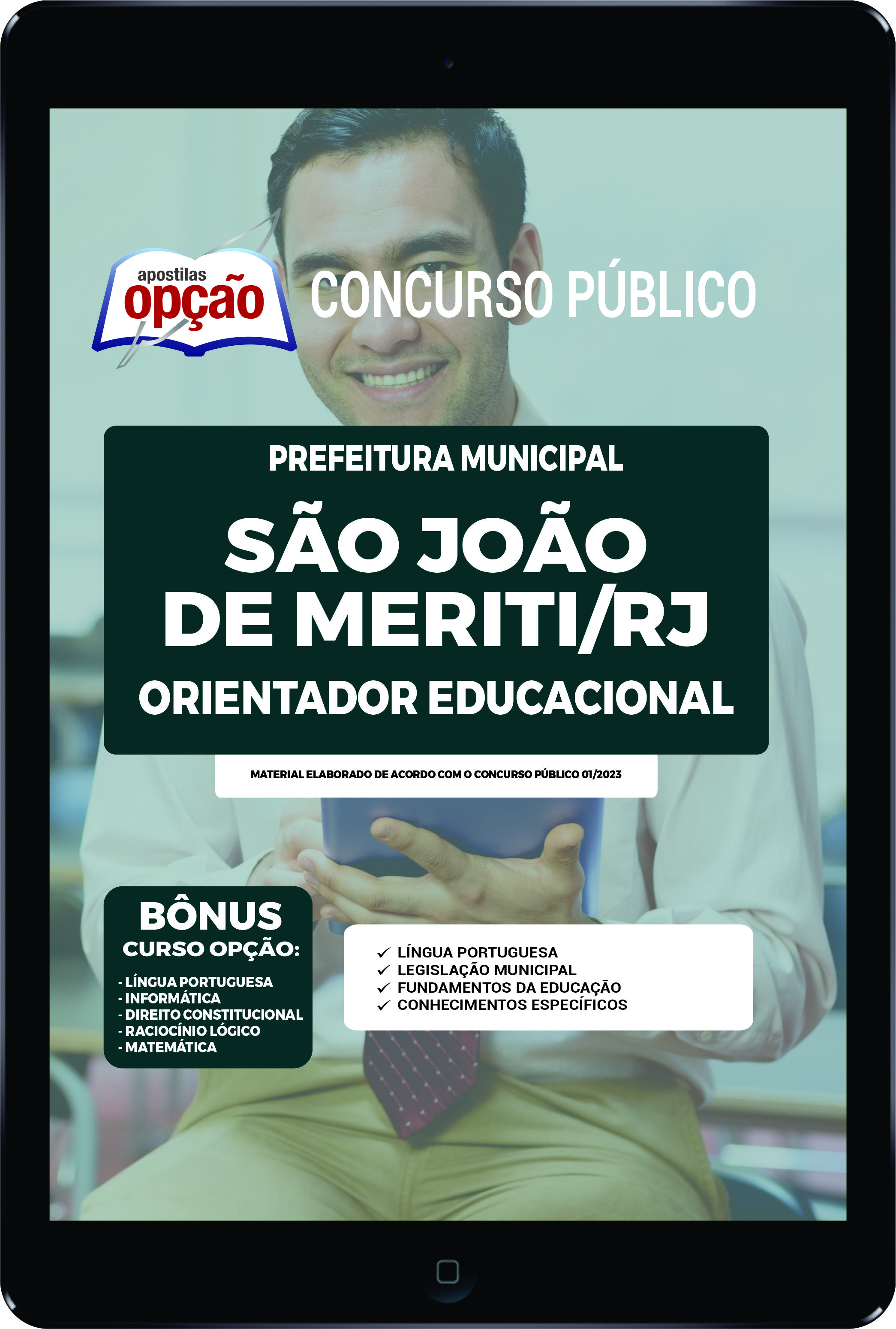 Apostila Prefeitura  de São João de Meriti - RJ PDF Ori Ed 2023