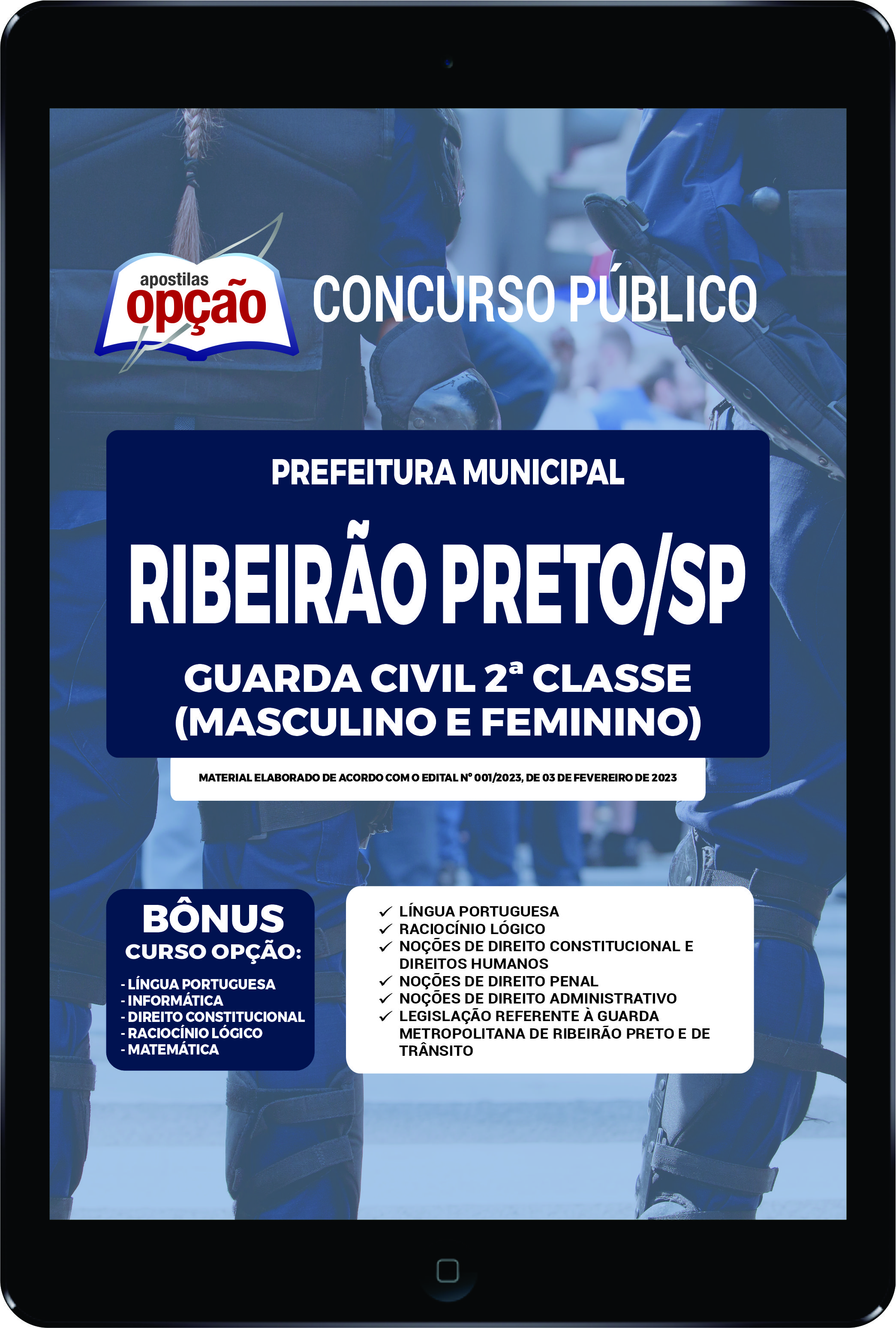 Apostila Prefeitura de Ribeirão Preto - SP PDF - Guarda Civil 2023