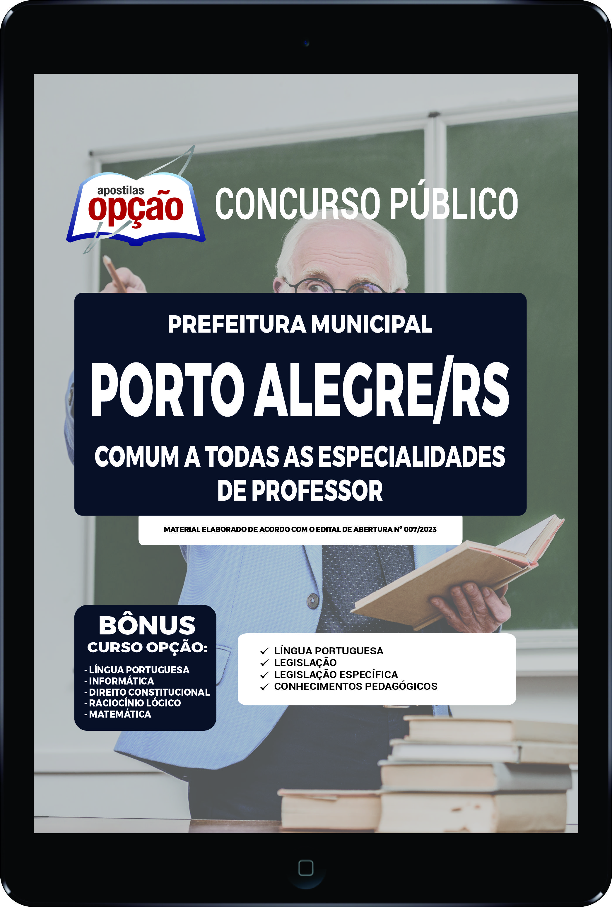 Apostila Prefeitura de Porto Alegre - RS PDF - Comum Professor 2023