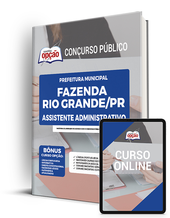 Apostila Prefeitura  de Fazenda Rio Grande - PR 2023 Ass Adm