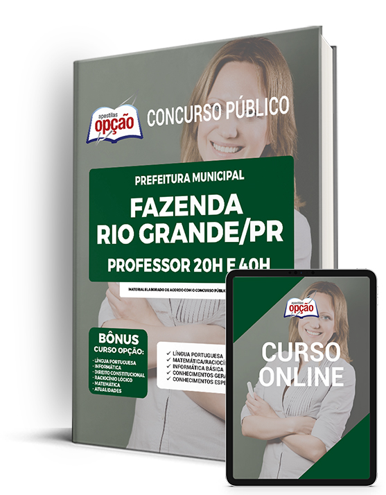 Apostila Prefeitura  de Fazenda Rio Grande - PR 2023 - Professor 20h e 40h