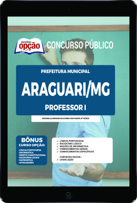 Apostila Prefeitura de Araguari - MG em PDF - Professor I