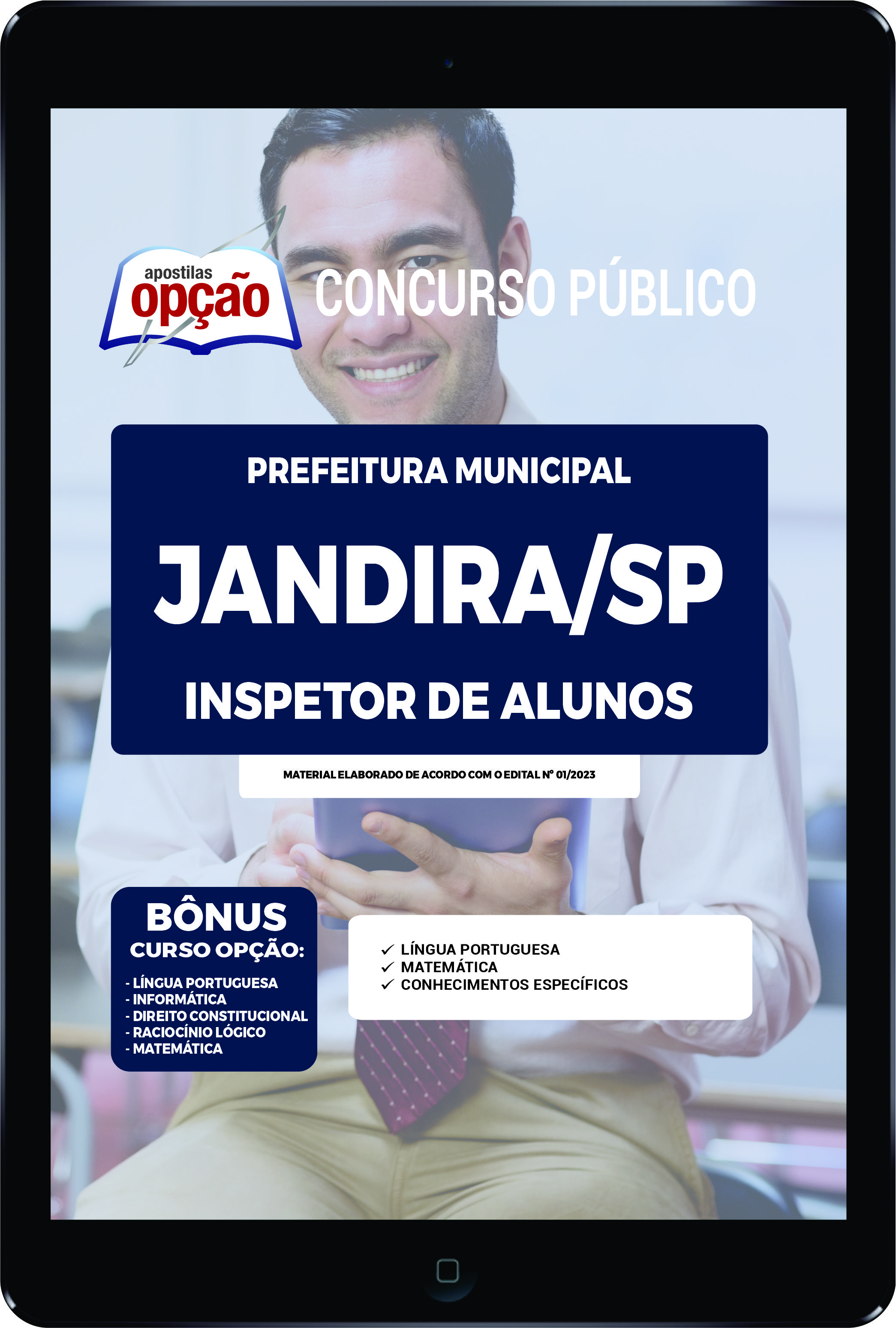 Apostila Prefeitura de Jandira - SP PDF - Inspetor de Alunos 2023