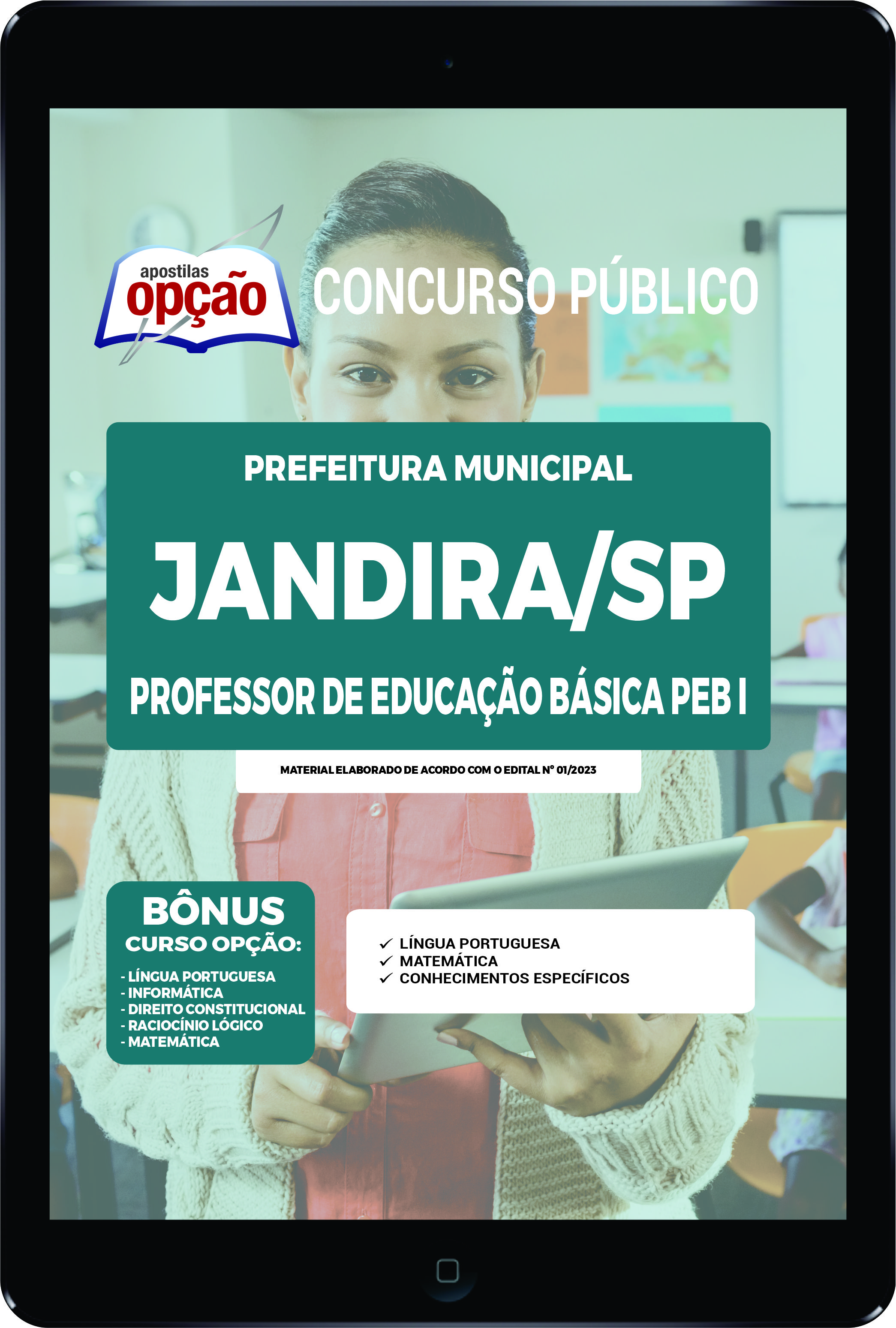 Apostila Prefeitura de Jandira - SP PDF - PEB - PEB I 2023