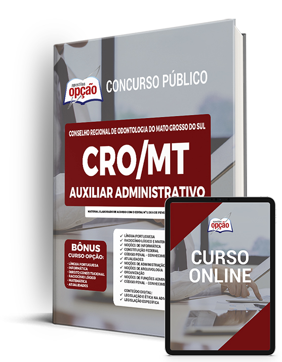 Apostila CRO-MS 2023 - Auxiliar Administrativo