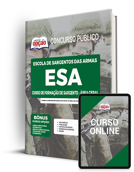 Apostila ESA 2023 - Curso de Formação de Sargento - Área Geral