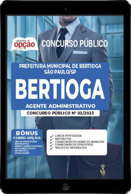 Apostila Prefeitura de Bertioga - SP em PDF - Agente Administrativo