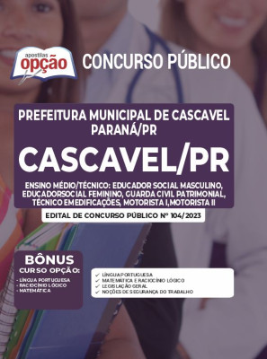 Apostila Prefeitura de Cascavel - PR - Ensino Médio/Técnico