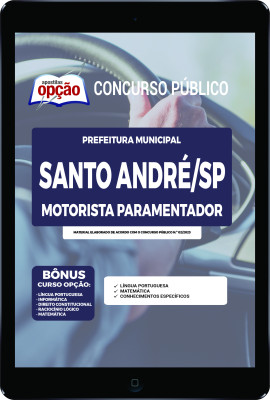 Apostila Prefeitura de Santo André - SP em PDF - Motorista Paramentador