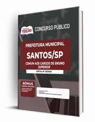 Apostila Prefeitura de Santos - SP - Comum aos Cargos de Ensino Superior