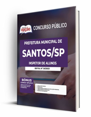 Apostila Prefeitura de Santos - SP - Inspetor de Alunos