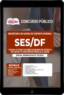 Apostila SES-DF em PDF - Comum a Todas as Especialidades de Técnico em Gestão e Assistência Pública à Saúde