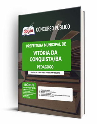 Apostila Prefeitura de Vitória da Conquista - BA - Pedagogo