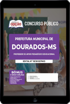 Apostila Prefeitura de Dourados - MS em PDF - Professor de Apoio Pedagógico Educacional