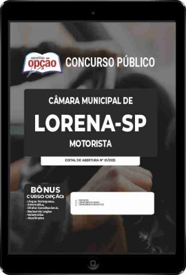 Apostila Câmara de Lorena - SP em PDF - Motorista