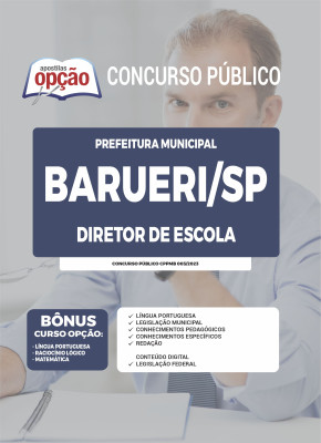 Apostila Prefeitura de Barueri - SP - Diretor de Escola