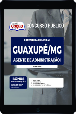 Apostila Prefeitura de Guaxupé - MG PDF - Agente de Administração I