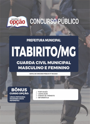 Apostila Prefeitura de Itabirito - MG - Guarda Civil Municipal - Masculino e Feminino