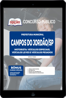 Apostila Prefeitura de Campos do Jordão - SP em PDF - Motoristas
