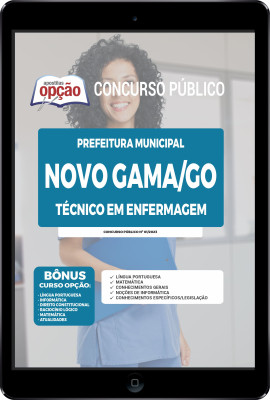 Apostila Prefeitura de Novo Gama - GO em PDF - Técnico em Enfermagem