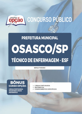 Apostila Prefeitura de Osasco - SP - Técnico de Enfermagem - ESF