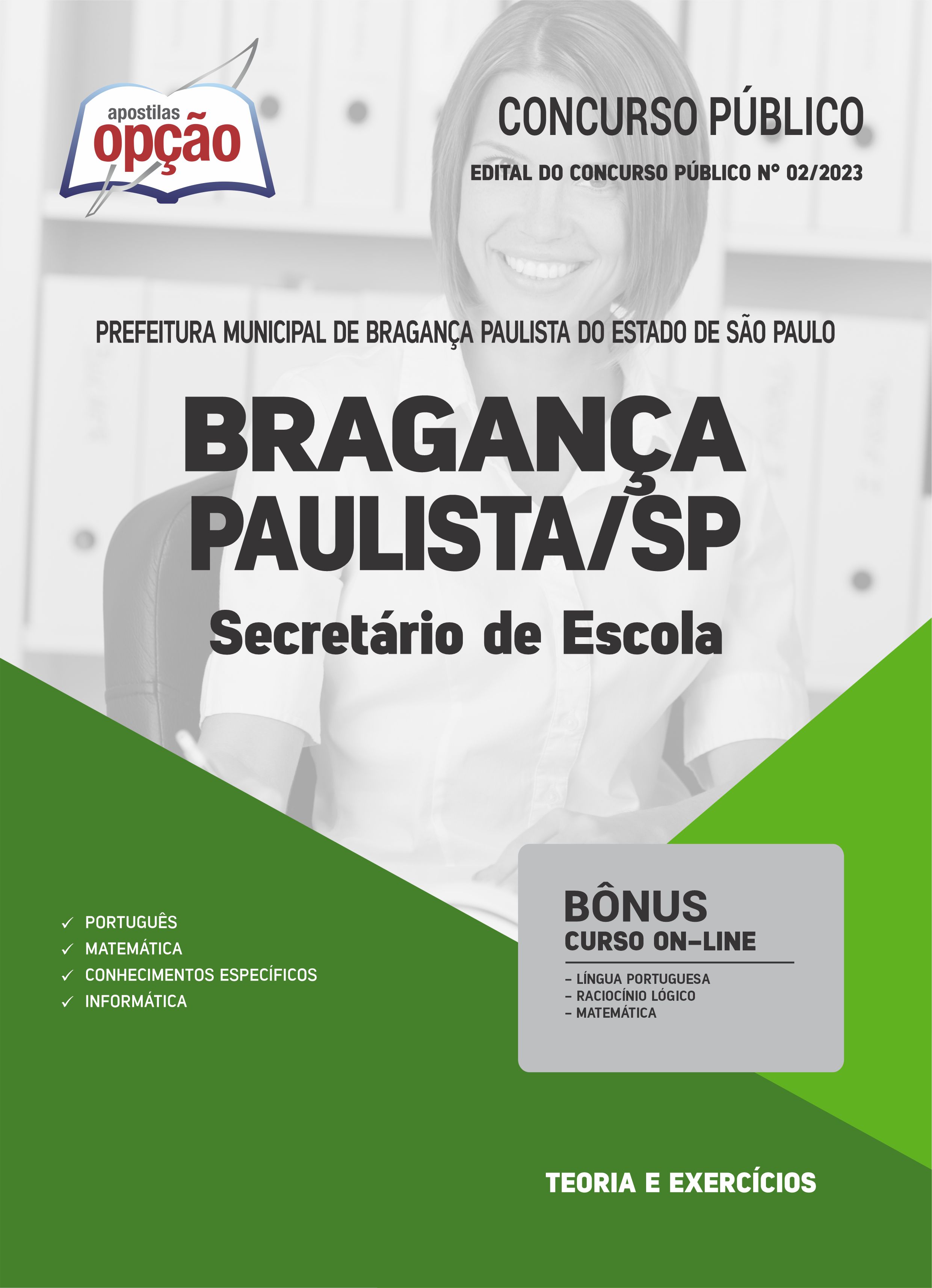 Apostila Prefeitura De Bragança Paulista Sp Secretário De Escola