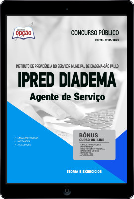 Apostila IPRED Diadema - SP em PDF - Agente de Serviço