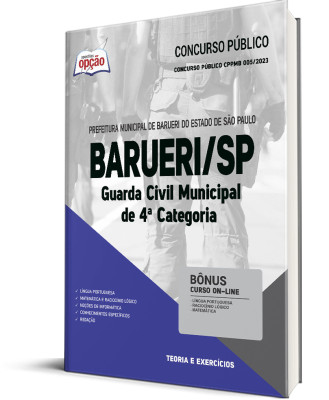 Apostila Prefeitura de Barueri - SP - Guarda Civil Municipal de 4ª Categoria