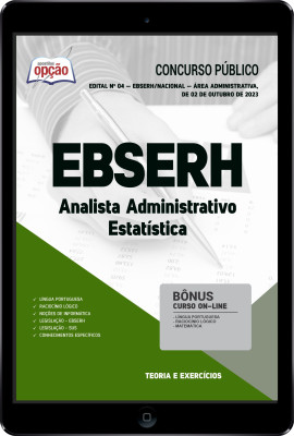 Apostila EBSERH em PDF - Analista Administrativo - Estatística