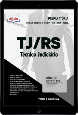 Apostila TJ-RS em PDF - Técnico Judiciário