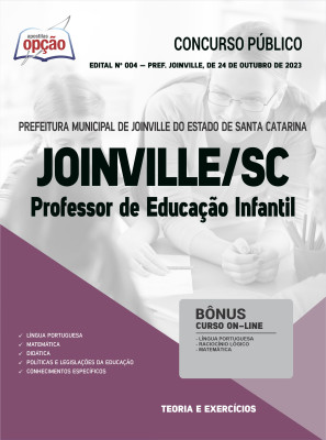 Apostila Prefeitura de Joinville - SC - Professor de Educação Infantil