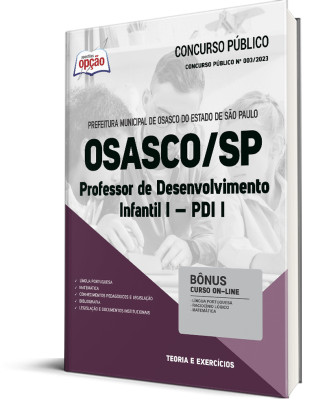 Apostila Prefeitura de Osasco - SP - Professor de Desenvolvimento Infantil I - PDI I