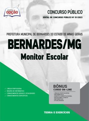 Apostila Prefeitura de Bernardes - MG - Monitor Escolar