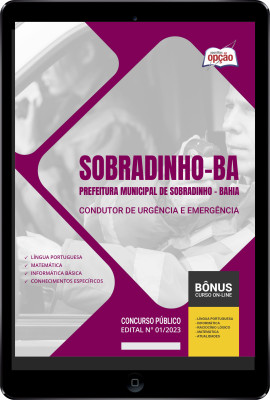 Apostila Prefeitura de Sobradinho - BA em PDF - Condutor de Urgência e Emergência