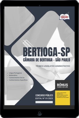 Apostila Câmara de Bertioga - SP em PDF - Técnico Legislativo Administrativo