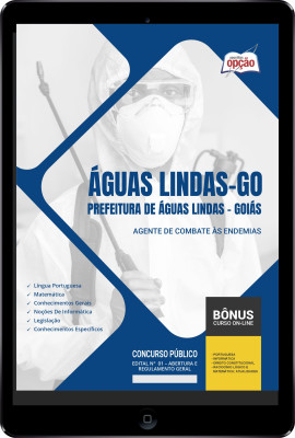 Apostila Prefeitura de Águas Lindas - GO em PDF - Agente De Combate Às Endemias
