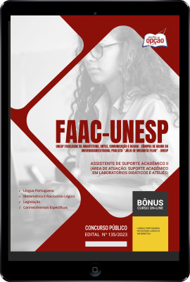 Apostila UNESP (FAAC - Câmpus Bauru) em PDF - Assistente de Suporte Acadêmico II
