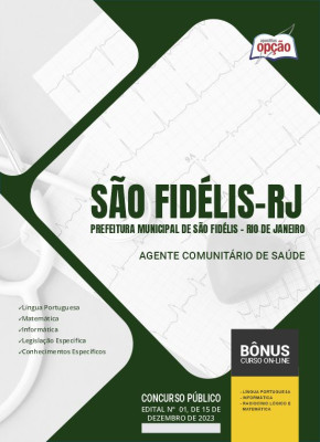 Apostila Prefeitura de São Fidelis - RJ 2024 - Agente Comunitário de Saúde