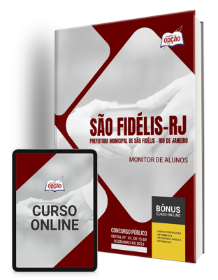 Apostila Prefeitura de São Fidelis - RJ 2024 - Monitor de Alunos