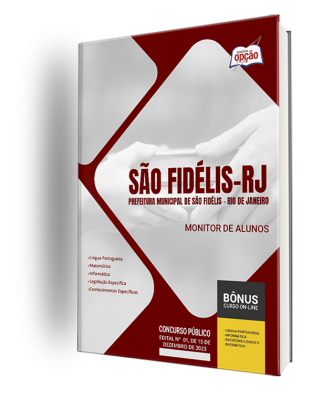 Apostila Prefeitura de São Fidelis - RJ 2024 - Monitor de Alunos