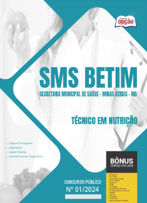 Apostila SMS BETIM - MG 2024 - Técnico em Nutrição
