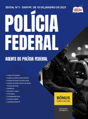 Apostila Polícia Federal (PF) em PDF - Agente de Polícia Federal 2025