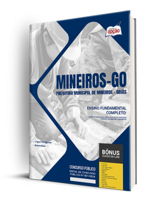 Apostila Prefeitura de Mineiros - GO 2024 - Ensino Fundamental Completo